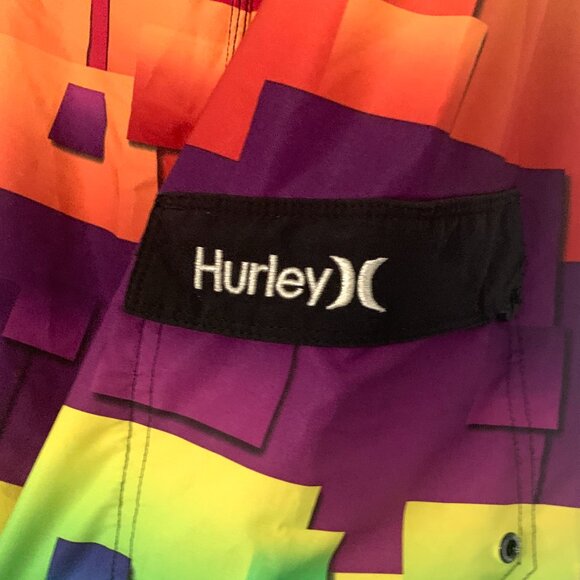 Hurley Phantom Surf Trunks Board Shorts Swim Trunks 33 - Picture 4 of 5